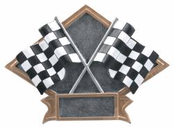 Racing Flags - Diamond Resin Plate 6" x 8.5"