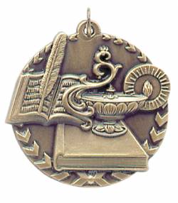 Millennium Series - Lamp of Knowledge Medal 1.75"