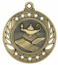 Galaxy - Lamp of Knowledge Medal 2.25"