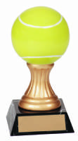 5.5" Gold Pedestal Resin Award - Tennis