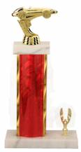 Racing Trophy - Asian Marble Base - Lava Flow - Red/Gold