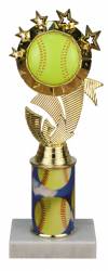 Softball Trophy - Marble Base - Softball Column