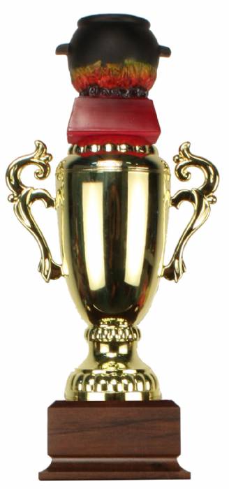 Chili Pot Cook-Off Cup Trophy - 14"