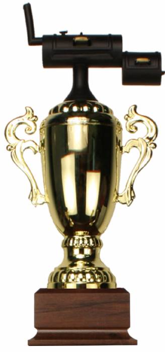 Smoker Cook-Off Cup Trophy - 14"