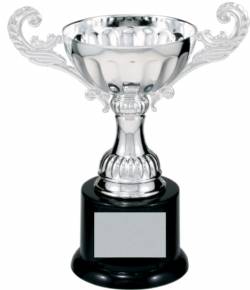 Series 100 Metal Cup Trophy - Silver - 6.5" to 9.75"