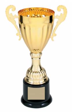 Series 300 Metal Cup Trophy - Gold - 8.75" to 14.5"
