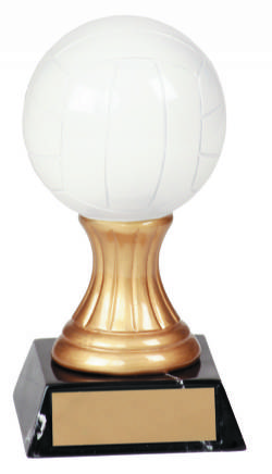 5.5" Gold Pedestal Resin Award - Volleyball