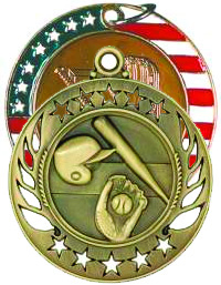 Medals - Ribbons - Baseball