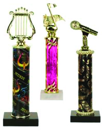 Single Column Trophy - Music | Band