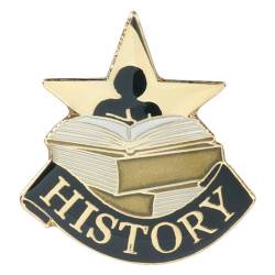 History Achievement Pin 1"