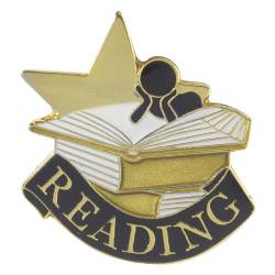 Reading Achievement Pin 1"
