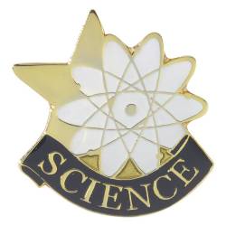 Science Achievement Pin 1"