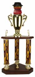 3 Post BBQ - Chili - Cook-Out - Cooking Trophy - 24.5"