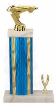 Racing Trophy - Asian Marble Base - Diamond - Blue/Gold