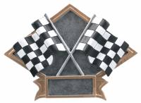 Racing Flags - Diamond Resin Plate 6" x 8.5"