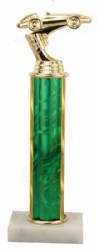 Racing Trophy - Asian Marble Base - Lava Flow - Green - Choose Your Size