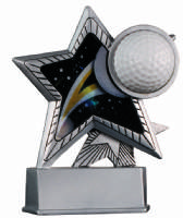 Resin Motion Star Award - Golf