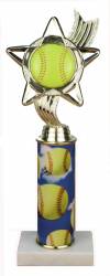 Softball Trophy - Marble Base - Softball Column