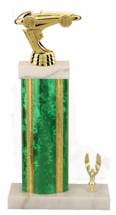 Racing Trophy - Asian Marble Base - Star Blast - Green/Gold