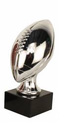 7" Fantasy Football Award - Silver Metallized Resin