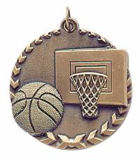 Millennium Series - Basketball Medal 1.75"