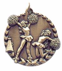 Millennium Series - Cheerleading Medal 1.75"